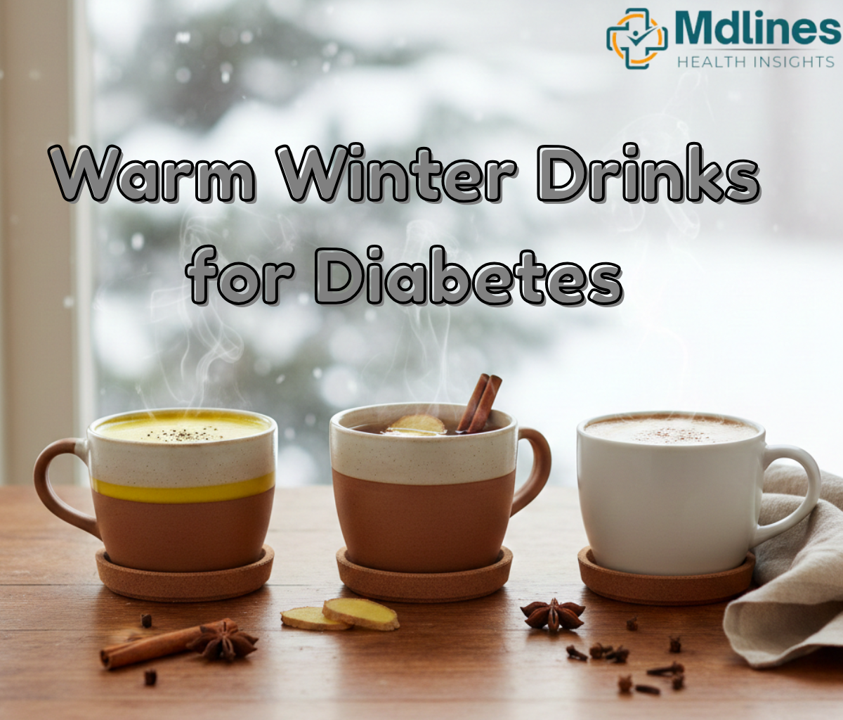 Diabetes-friendly warm winter drinks that help stabilize blood sugar and support metabolic health in 2026.