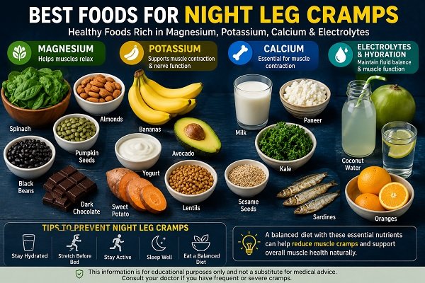 Healthy Foods for Night Leg Cramps