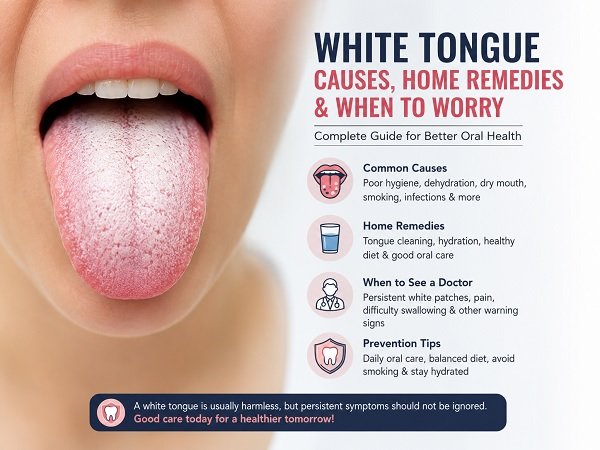 White tongue causes and remedies