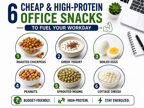 6 Cheap High-Protein Office Snacks
