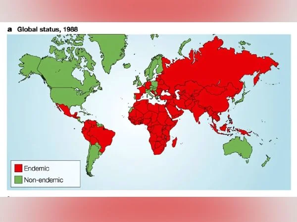 Global Map with Interactive Elements