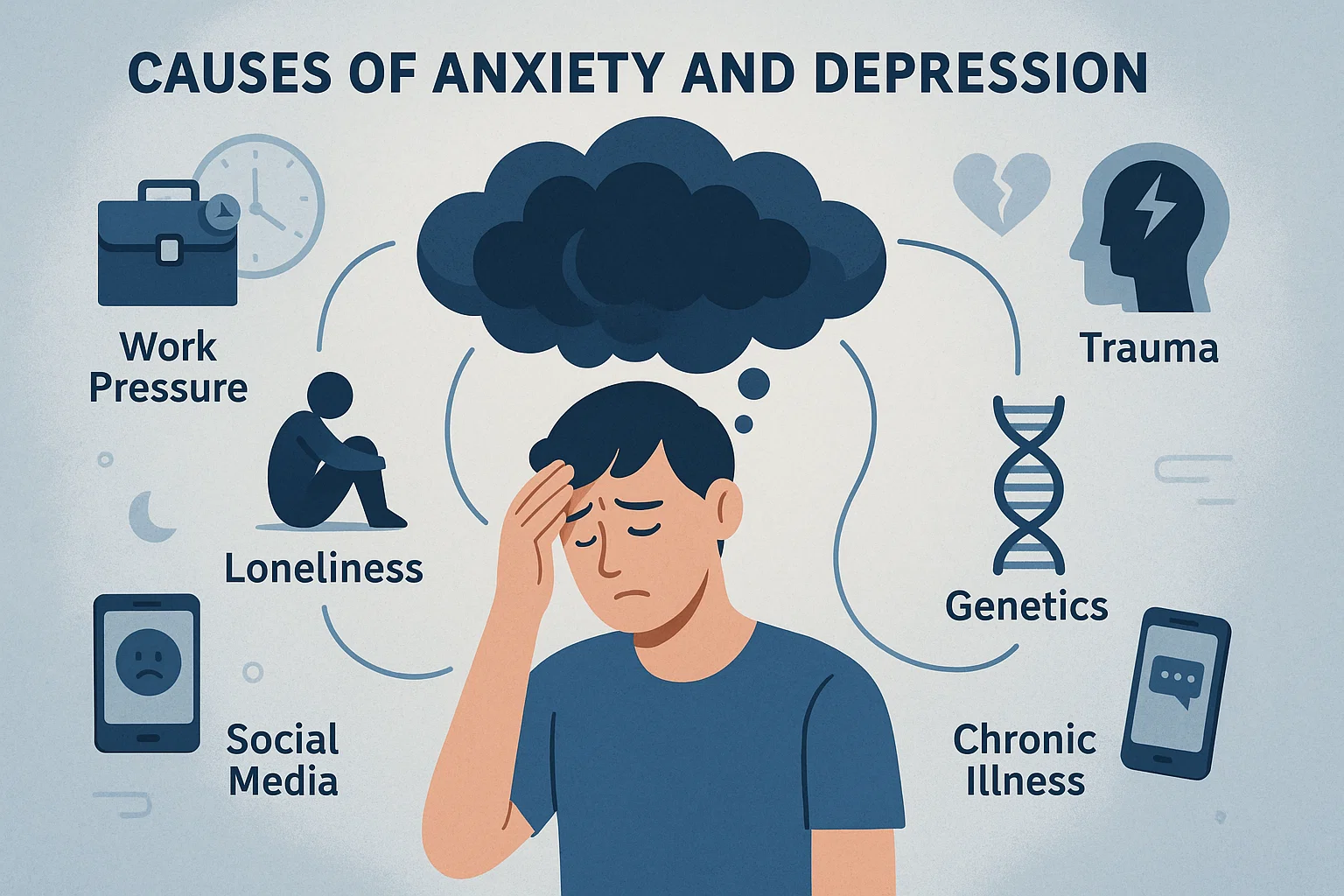 Causes of Anxiety and Depression