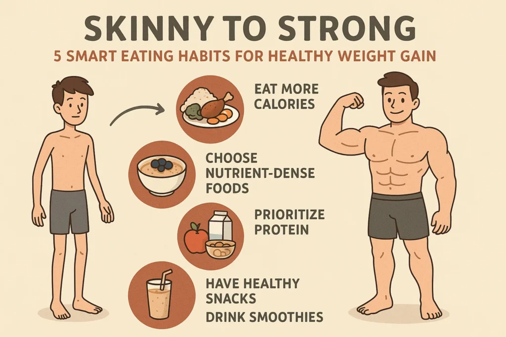 5 Smart Eating Habits for Healthy Weight Gain