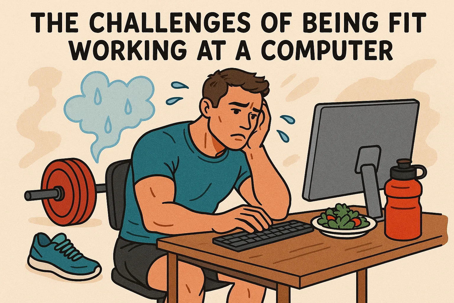 Challenges of Being Fit Working at a Computer
