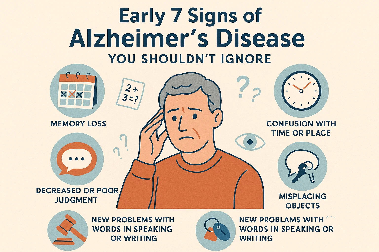 Early 7 Signs of Alzheimer’s Disease