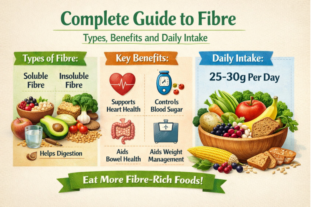 Complete Guide to Fibre Types, Benefits and Daily Intake