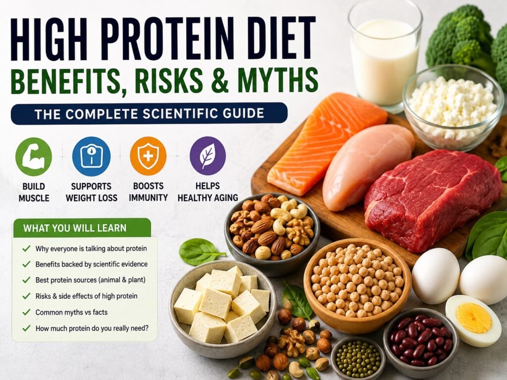 High protein diet benefits and myths