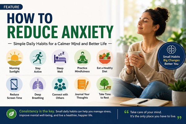 How to reduce anxiety daily