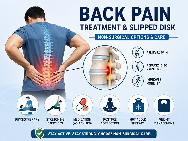 Back Pain Treatment Infographic