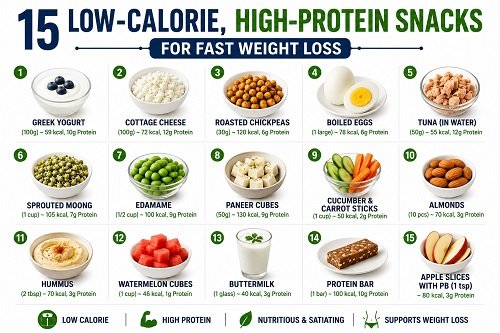 15 Low-Calorie High-Protein Snacks