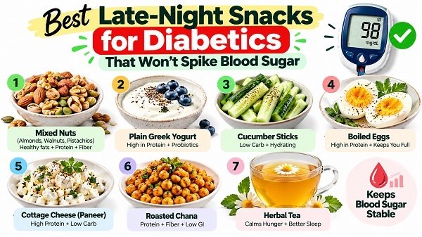 Late-Night Snacks for Diabetes
