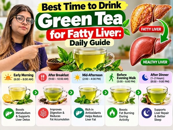 Best Time to Drink Green Tea for Fatty Liver